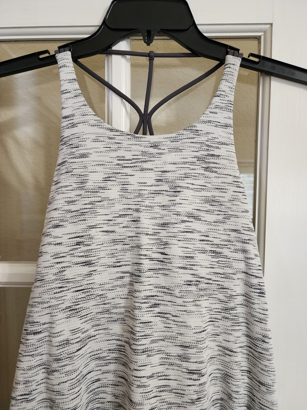 Lululemon Twist & Toil Tank Size 8 Space Dye Open Back Shelf Bra - Picture 5 of 10